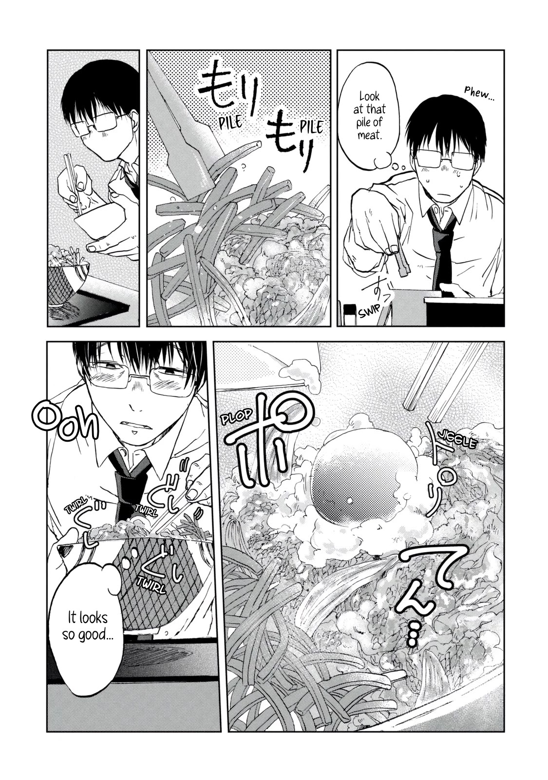 Meshinuma Chapter 29 page 5 - Chapter 29: Beef Bowl... Hurry Up...