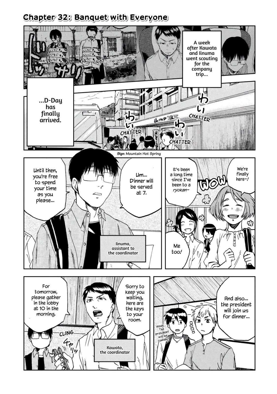 Meshinuma Chapter 32 page 1 - Chapter 32: Banquet with Everyone