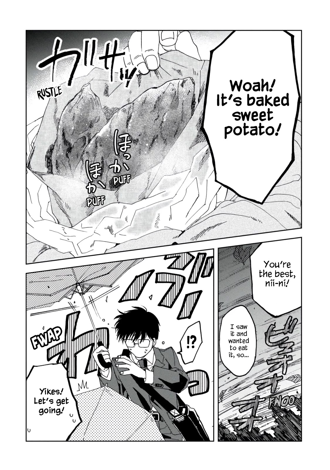 Meshinuma Chapter 33 page 4 - Chapter 33: Freshly Baked Sweet Potato