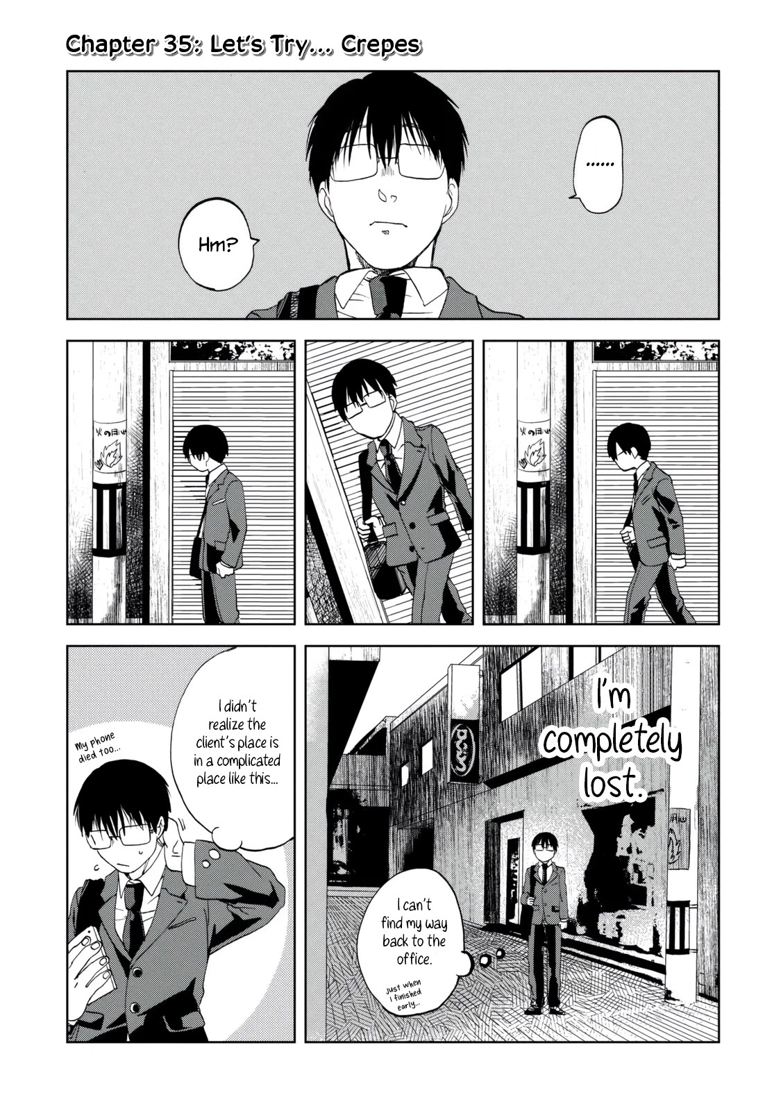 Meshinuma Chapter 35 page 1 - Chapter 35: Let's Try... Crepes