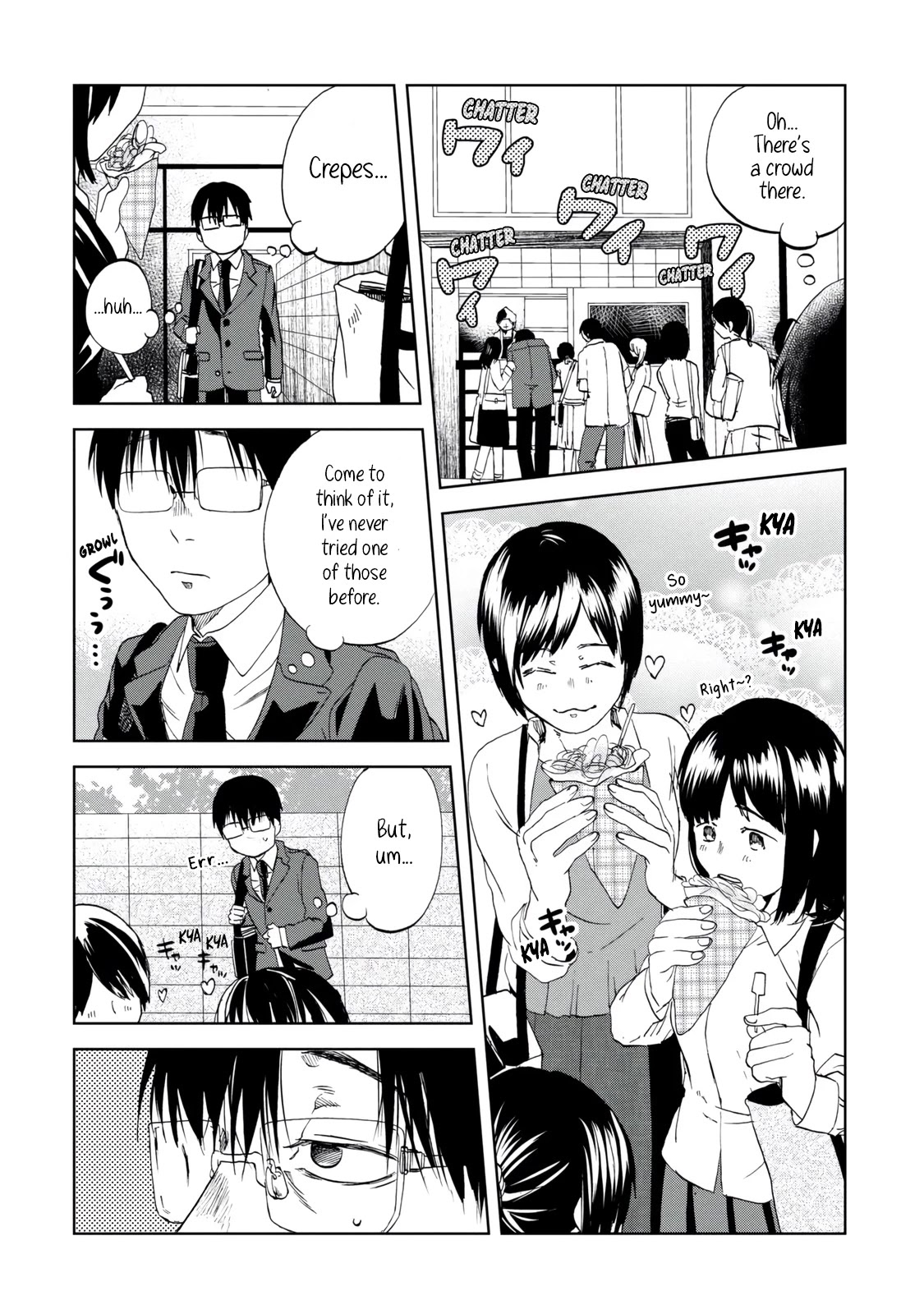 Meshinuma Chapter 35 page 2 - Chapter 35: Let's Try... Crepes