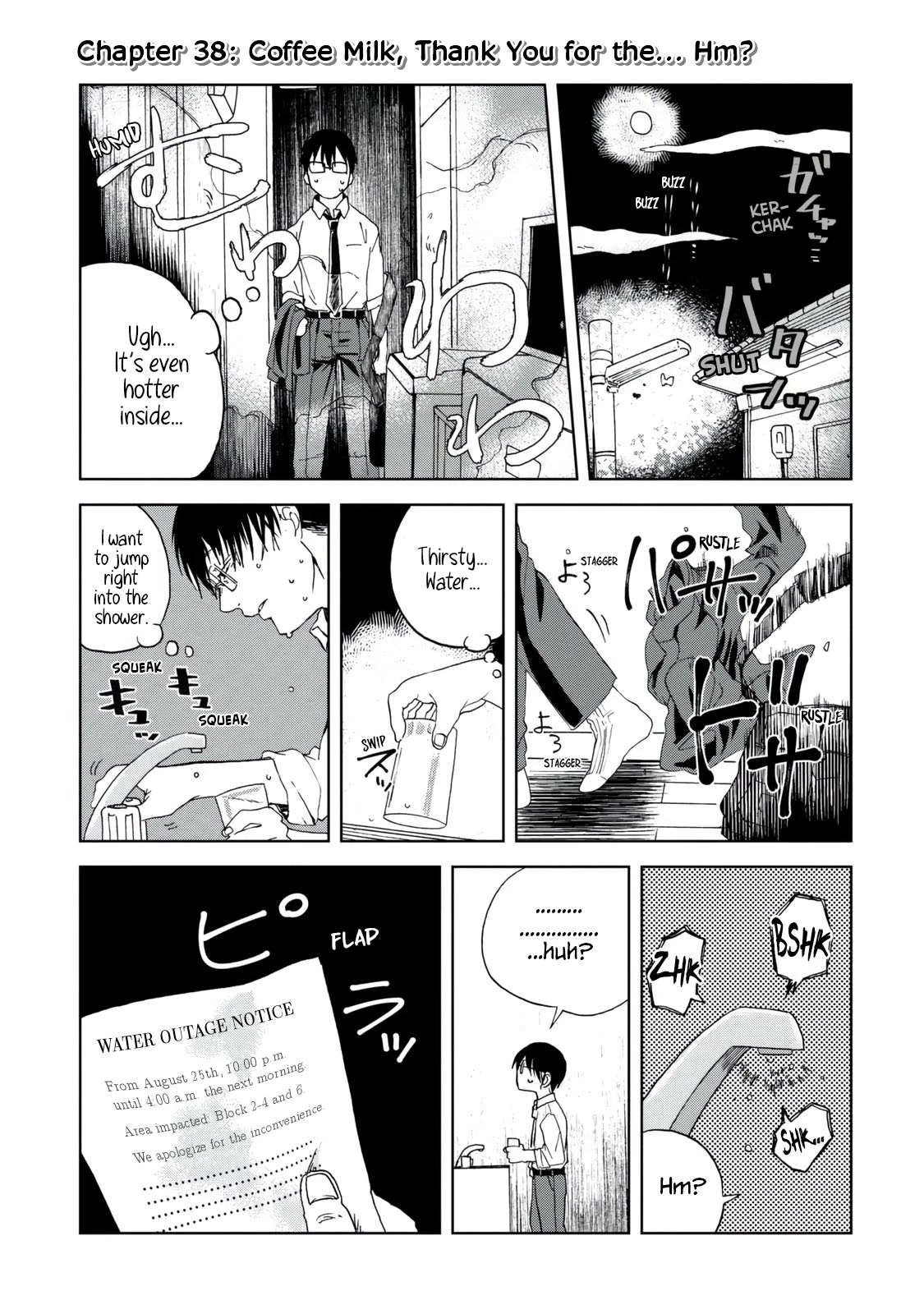 Meshinuma Chapter 38 page 1 - Chapter 38: Coffee Milk, Thank You for the... Hm?