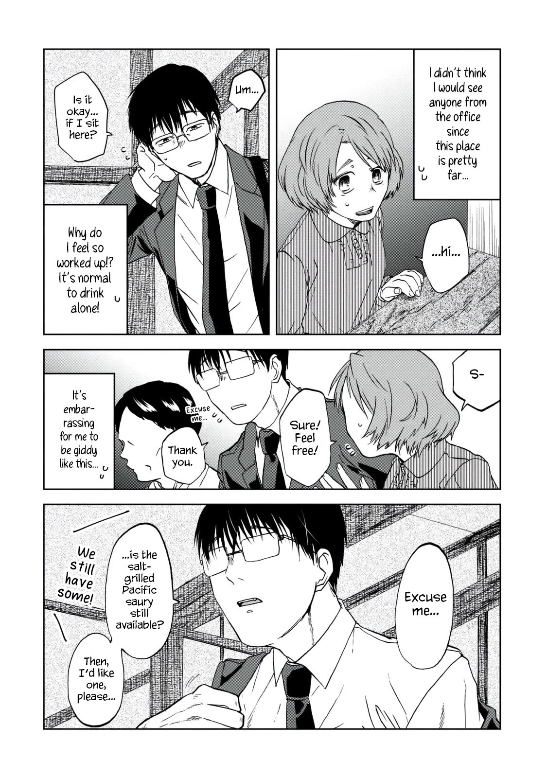 Meshinuma Chapter 39 page 4 - Chapter 39: Salt-Grilled Pacific Saury and Melancholy