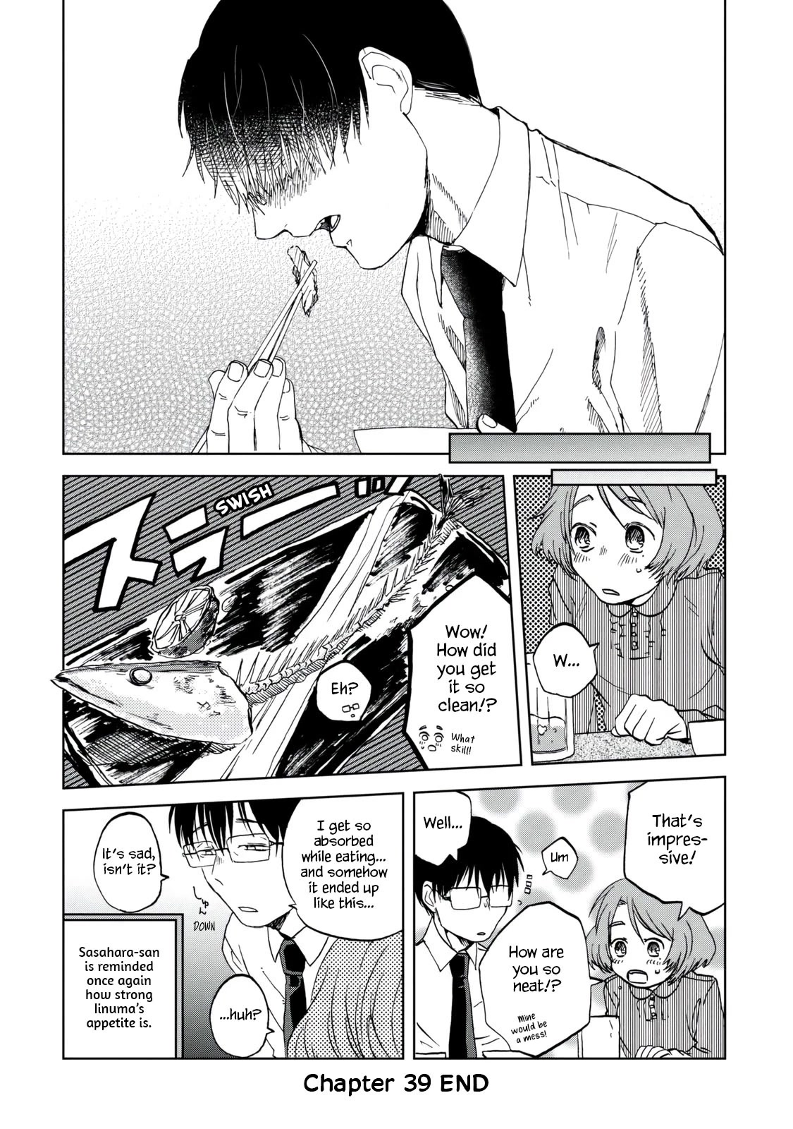 Meshinuma Chapter 39 page 8 - Chapter 39: Salt-Grilled Pacific Saury and Melancholy