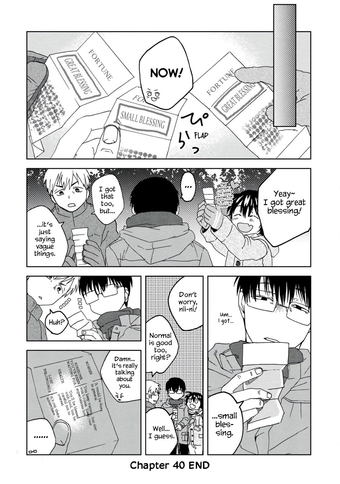 Meshinuma Chapter 40 page 10 - Chapter 40: Happy New Year... Oshiruko!