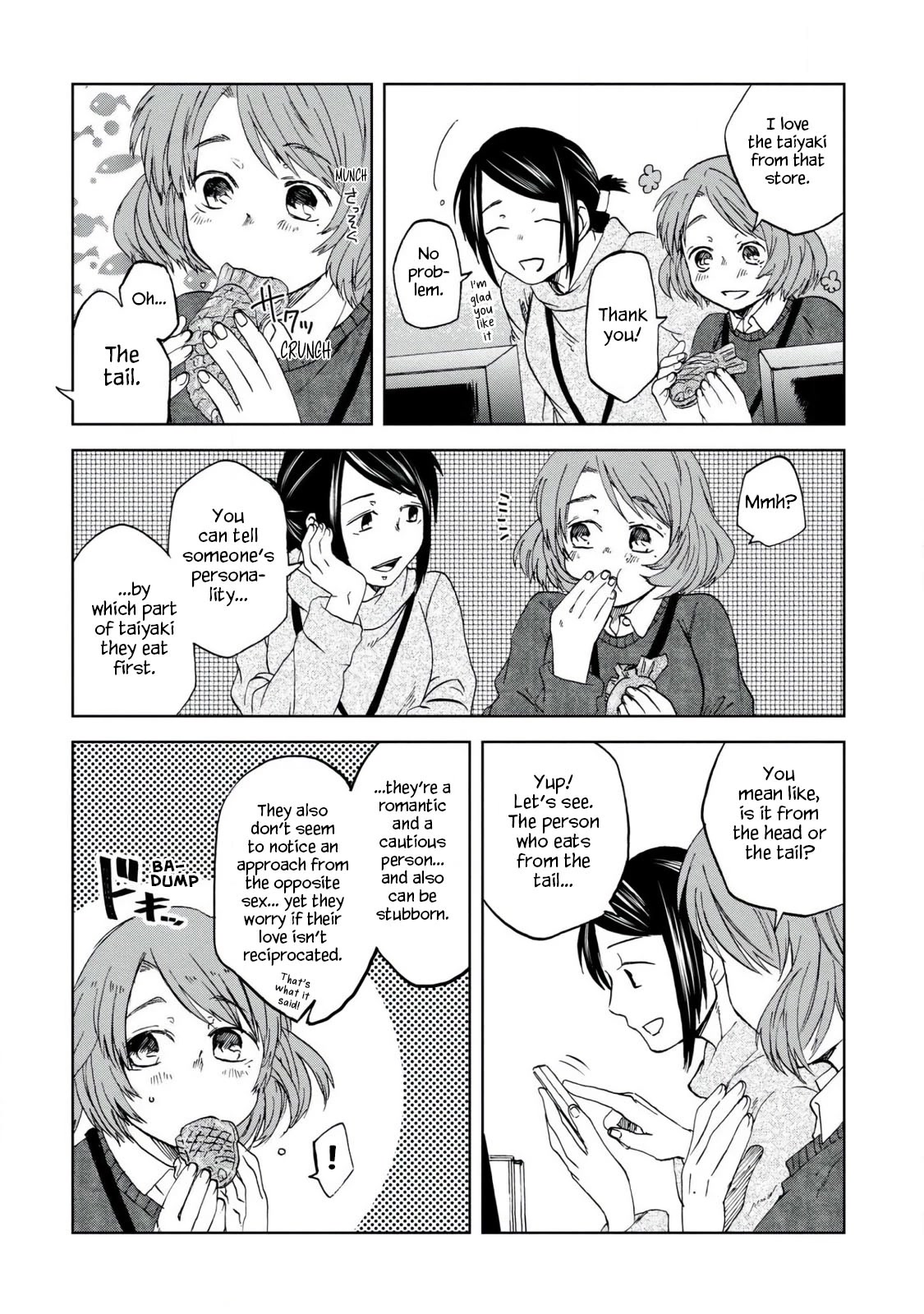 Meshinuma Chapter 42 page 2 - Chapter 42: Taiyaki and Exciting Personality Test