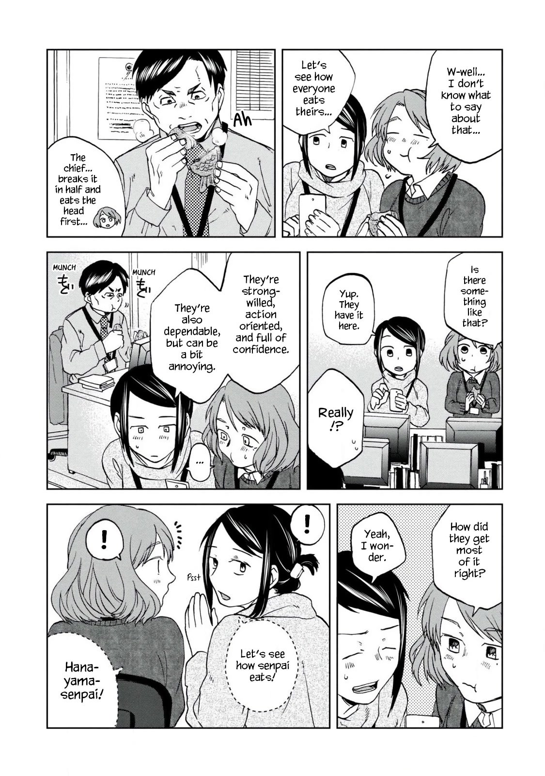 Meshinuma Chapter 42 page 3 - Chapter 42: Taiyaki and Exciting Personality Test