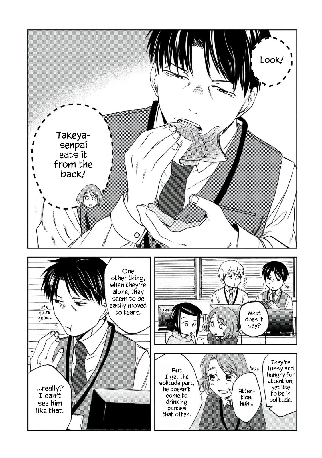 Meshinuma Chapter 42 page 5 - Chapter 42: Taiyaki and Exciting Personality Test