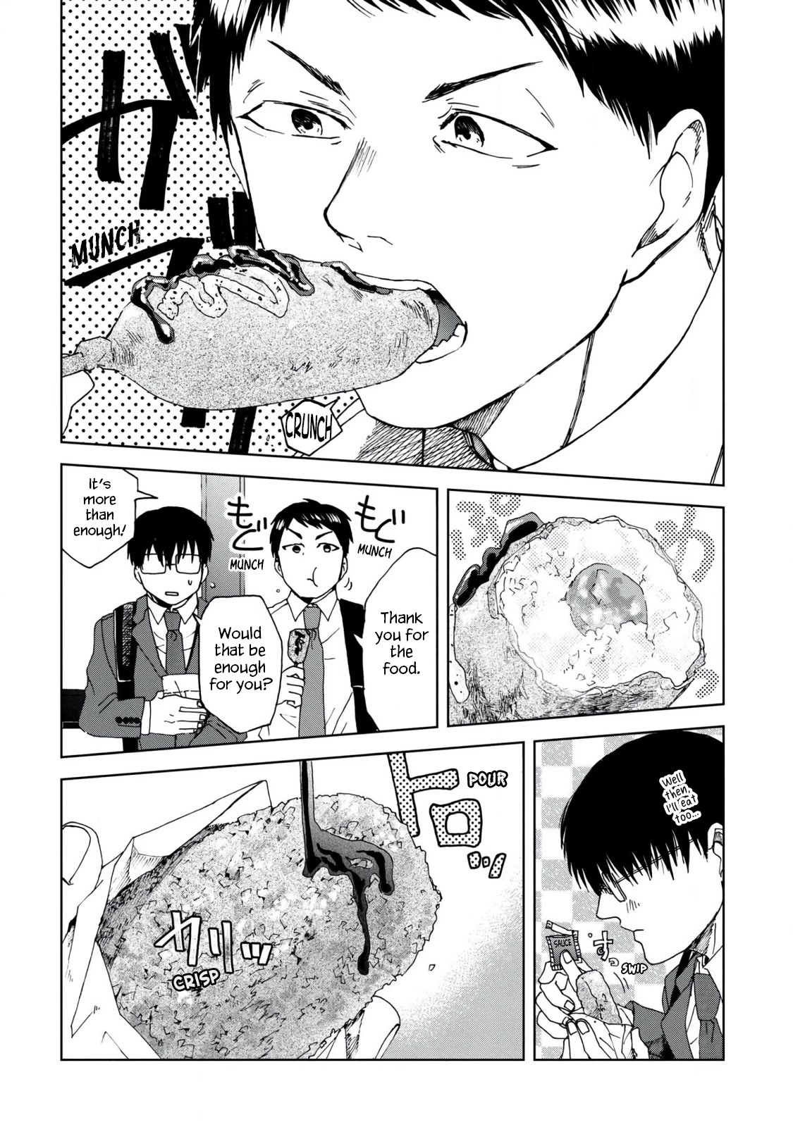 Meshinuma Chapter 44 page 4 - Chapter 44: Gulping Down Conbini Food