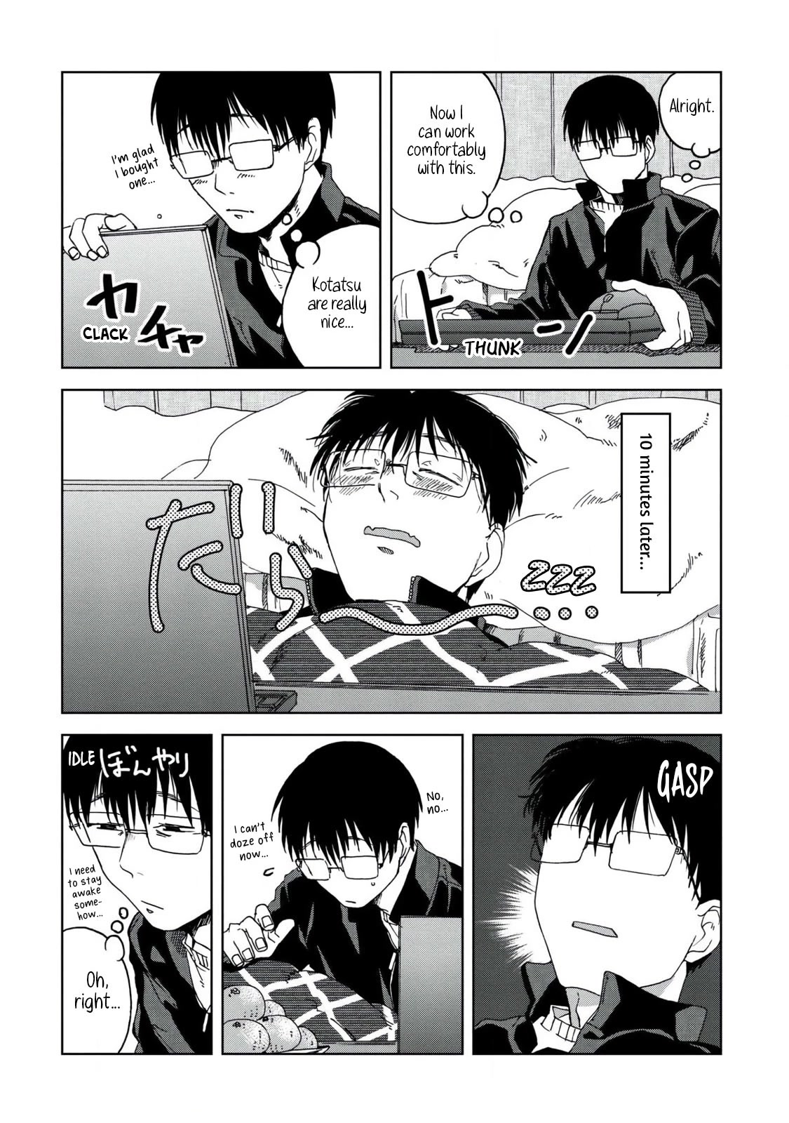 Meshinuma Chapter 47 page 4 - Chapter 47: Tangerine Under the Kotatsu...