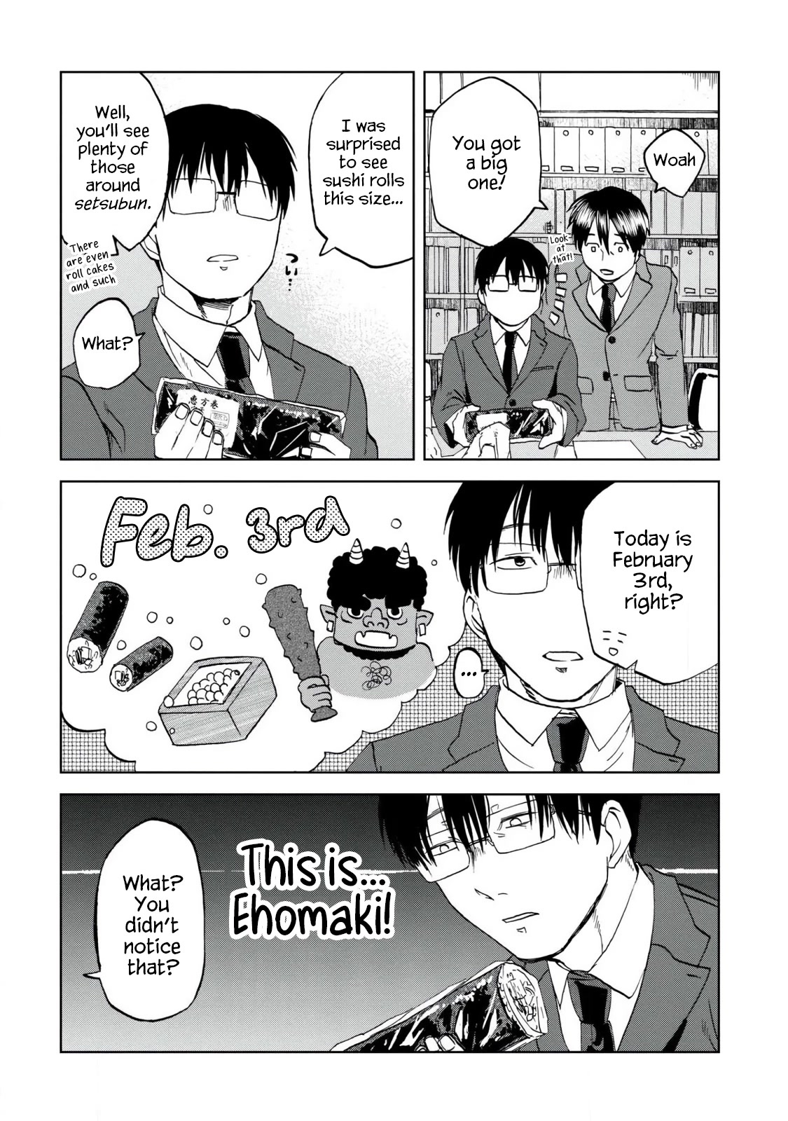 Meshinuma Chapter 48 page 2 - Chapter 48: Extra-Large Ehomaki... Itadakimasu