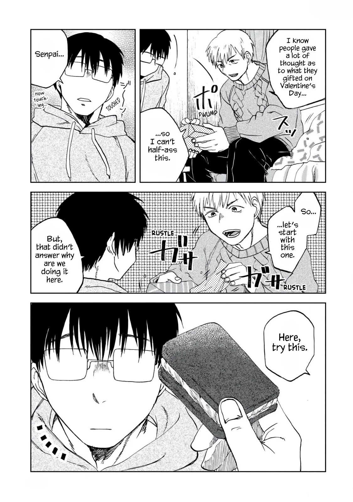 Meshinuma Chapter 49 page 3 - Chapter 49: Full-Course Sweets with Senpai