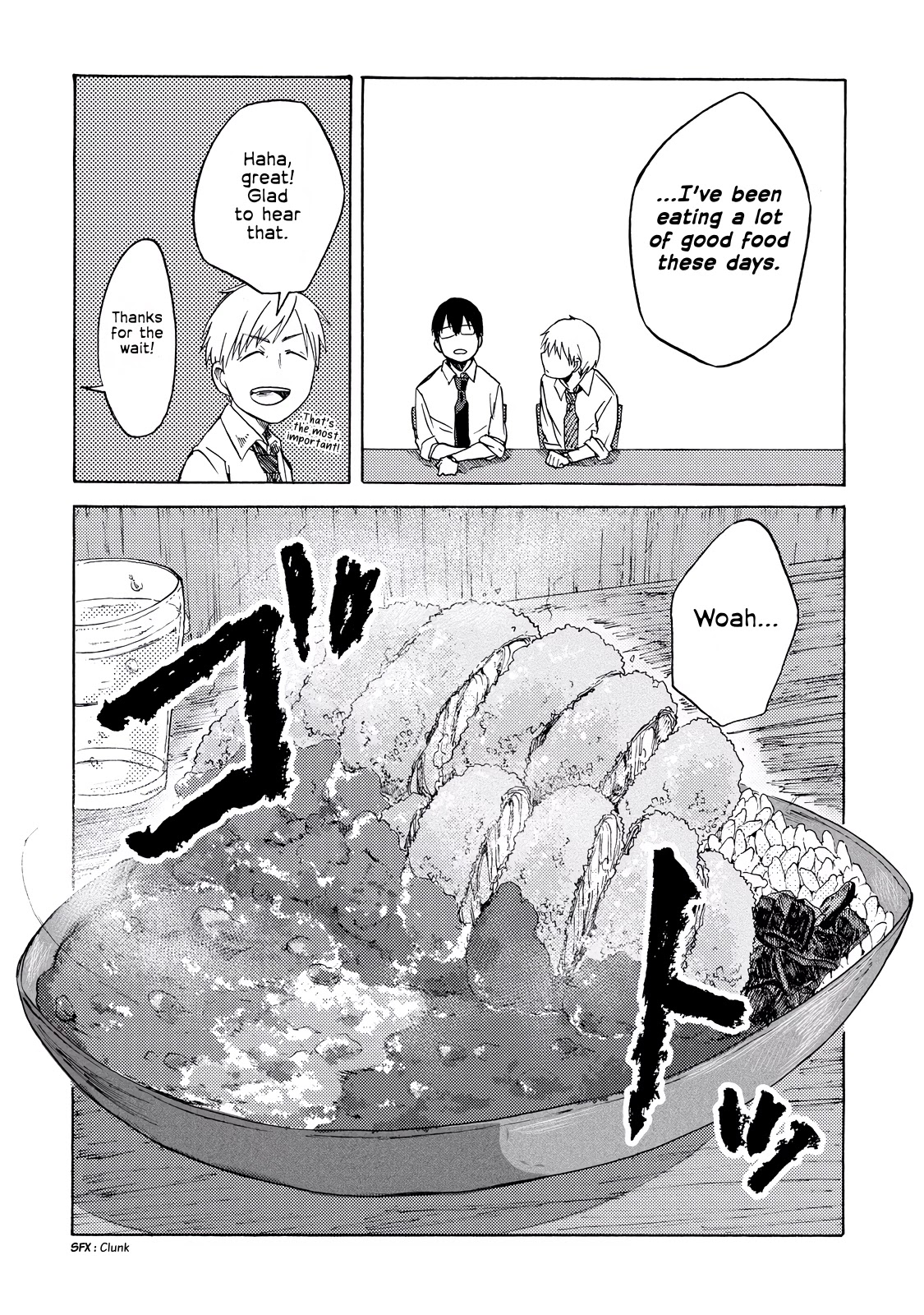 Meshinuma Chapter 5 page 4 - Chapter 5: Katsu Curry with Senpai
