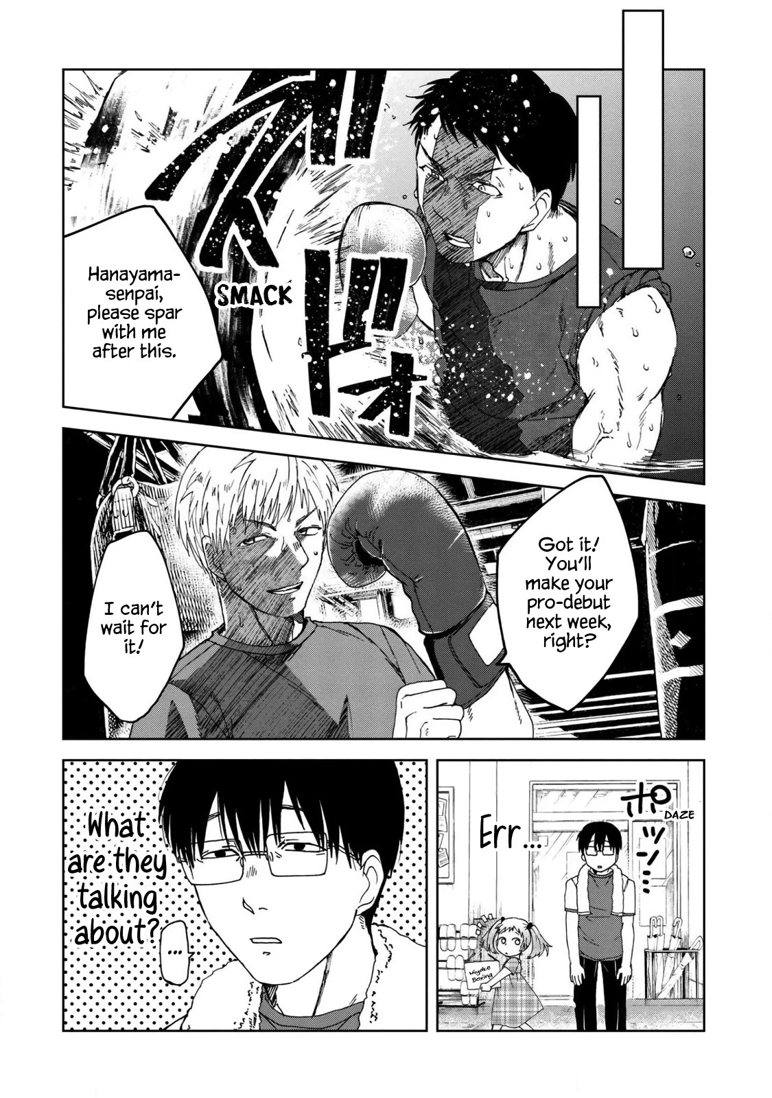 Meshinuma Chapter 51.1 page 3 - Chapter 51.1: Iinuma Goes to a Gym