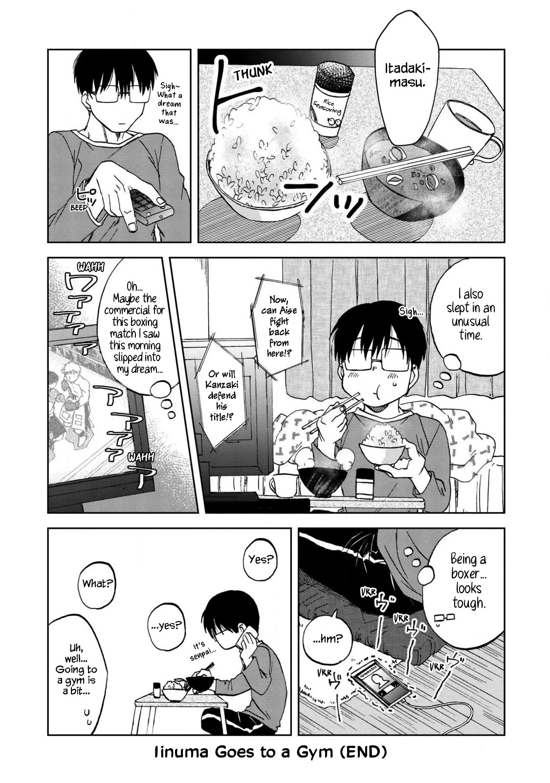 Meshinuma Chapter 51.1 page 8 - Chapter 51.1: Iinuma Goes to a Gym