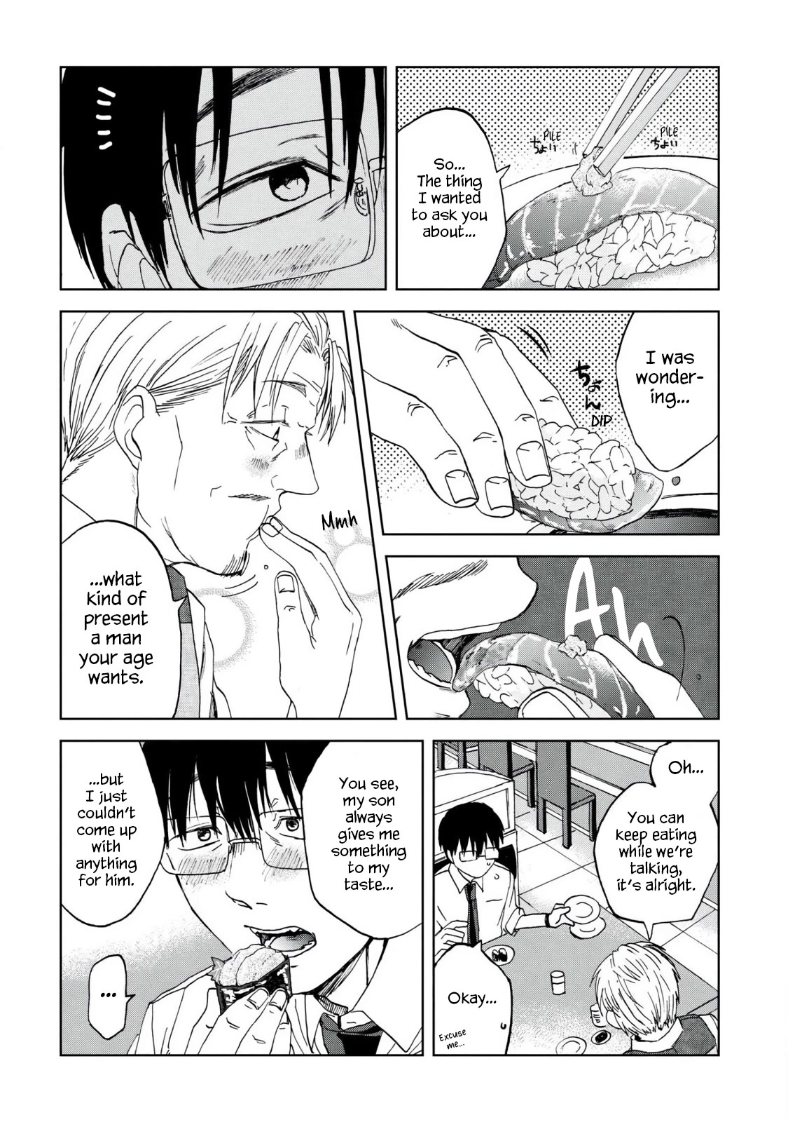 Meshinuma Chapter 51 page 6 - Chapter 51: Conveyor Belt Sushi... Thank You for the Treat