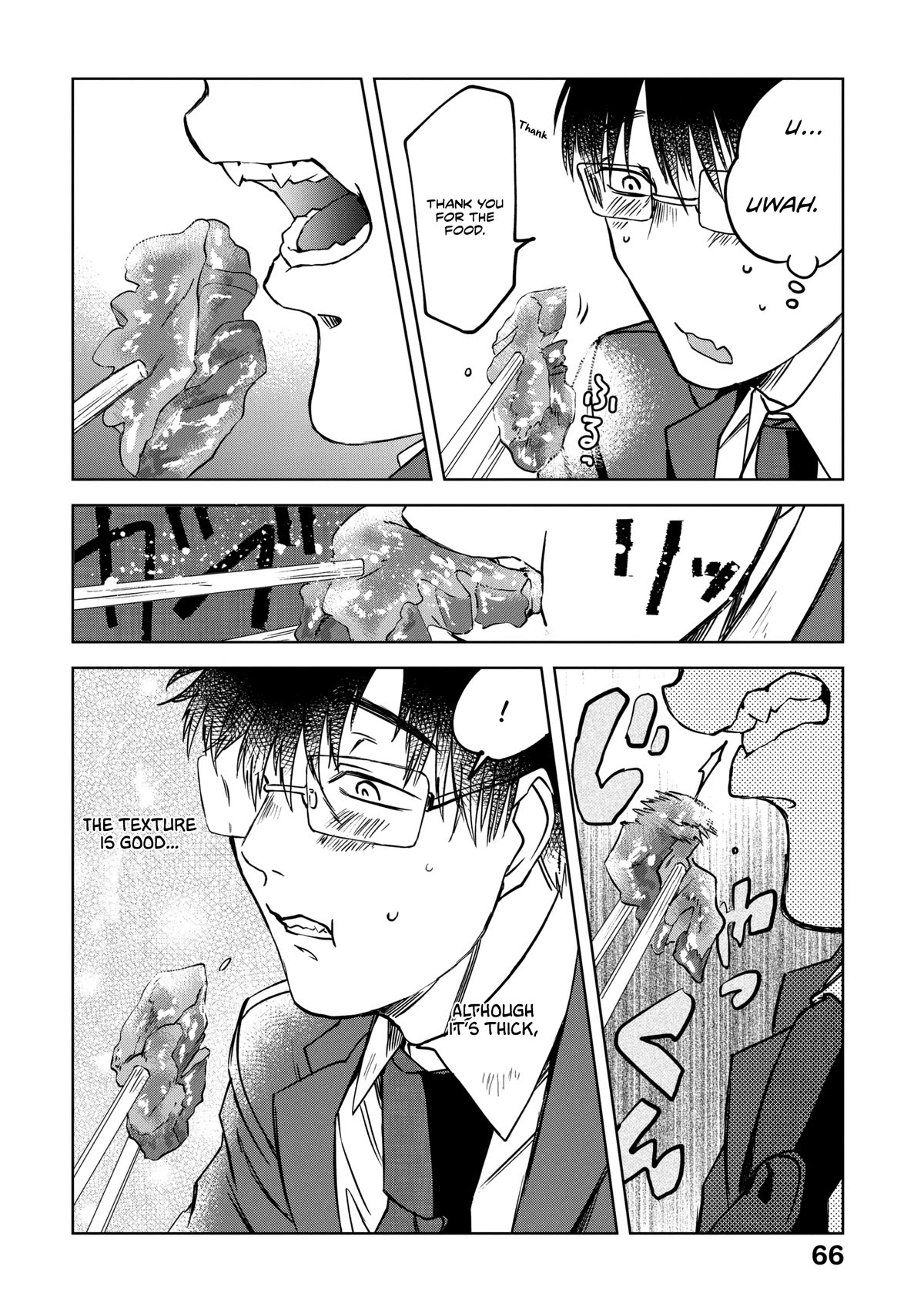 Meshinuma Chapter 59 page 7 - Chapter 59: Sendai, Cow Tongue, I Shall Have That