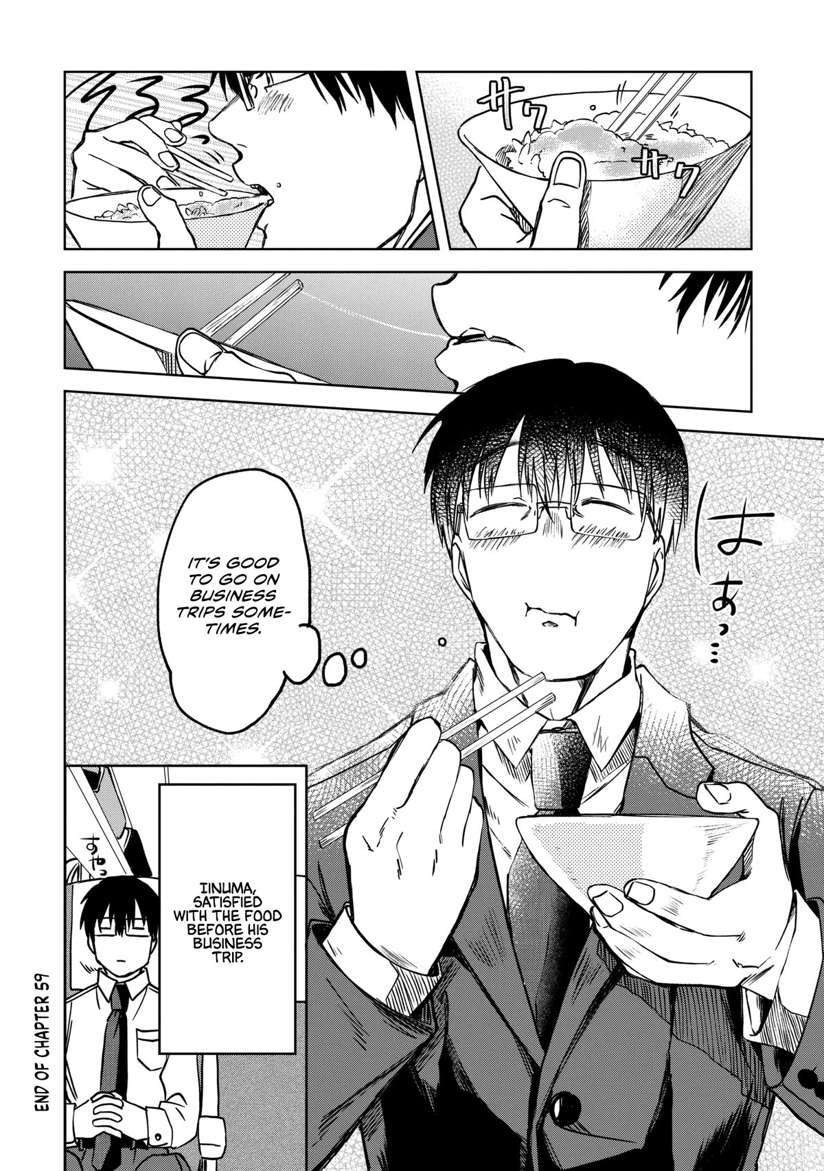 Meshinuma Chapter 59 page 9 - Chapter 59: Sendai, Cow Tongue, I Shall Have That