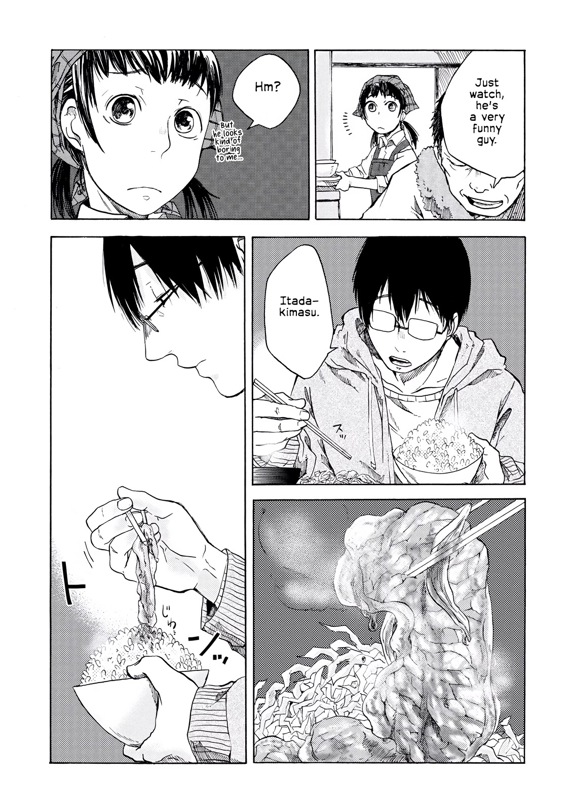 Meshinuma Chapter 6 page 5 - Chapter 6: The Usual Shogayaki