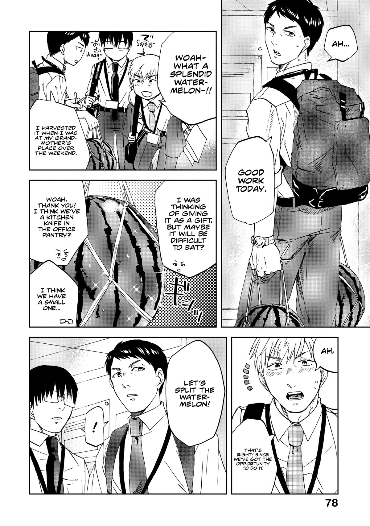 Meshinuma Chapter 61 page 3 - Chapter 61: Splitting Watermelons with Everyone!