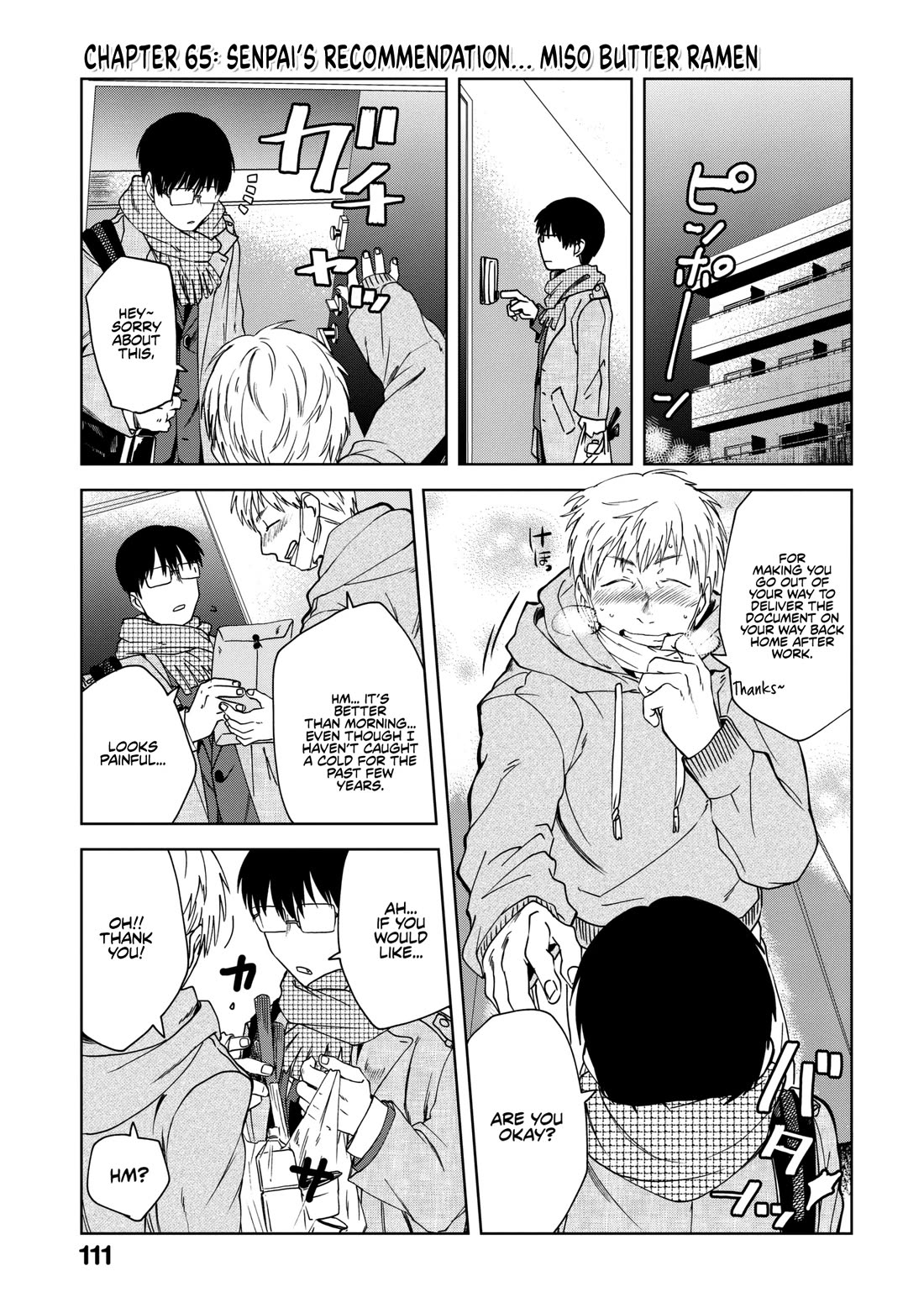 Meshinuma Chapter 65 page 2 - Chapter 65: Senpai’s recommendation... Miso butter ramen