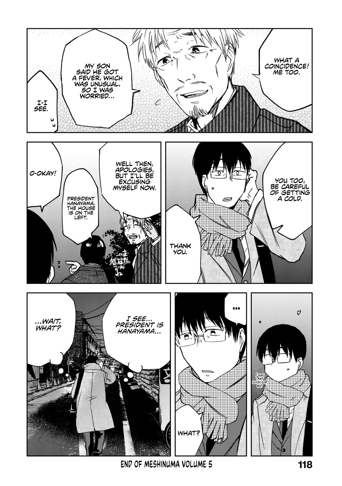 Meshinuma Chapter 65 page 9 - Chapter 65: Senpai’s recommendation... Miso butter ramen
