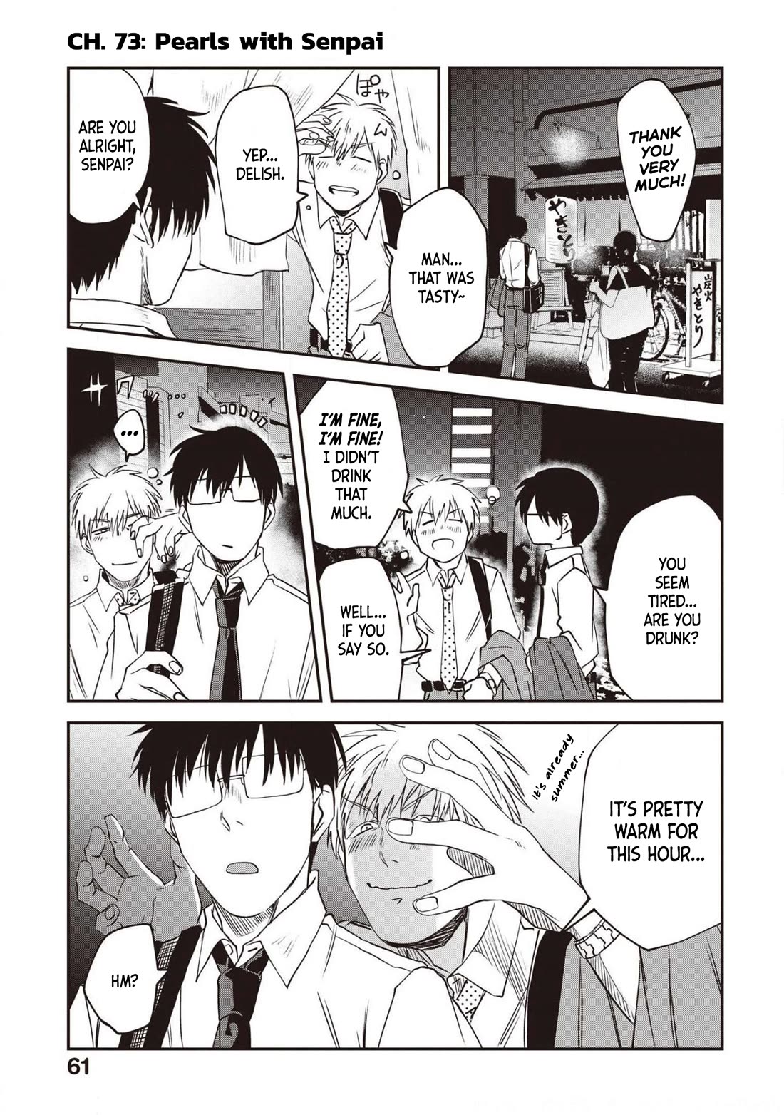 Meshinuma Chapter 73 page 1 - Chapter 73: Pearls with Senpai