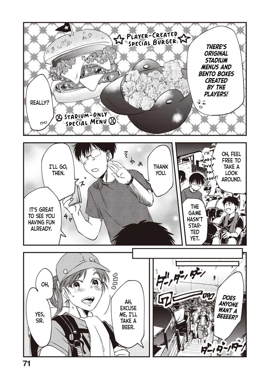 Meshinuma Chapter 74 page 3 - Chapter 74: Midsummer Stadium Food
