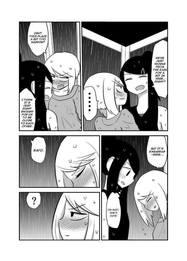 Met My Sister On A Dating Site Chapter 10.2 page 2 - Chapter 10.2 : Doing Yuri in a Phone Booth in the Rain