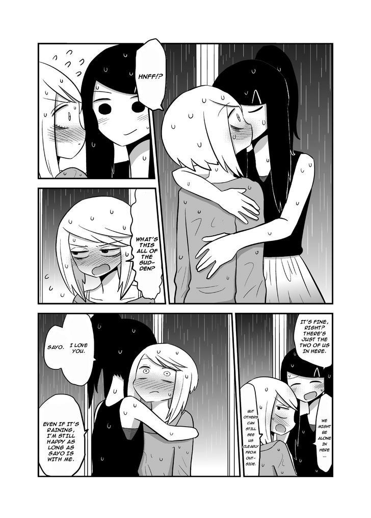 Met My Sister On A Dating Site Chapter 10.2 page 3 - Chapter 10.2 : Doing Yuri in a Phone Booth in the Rain