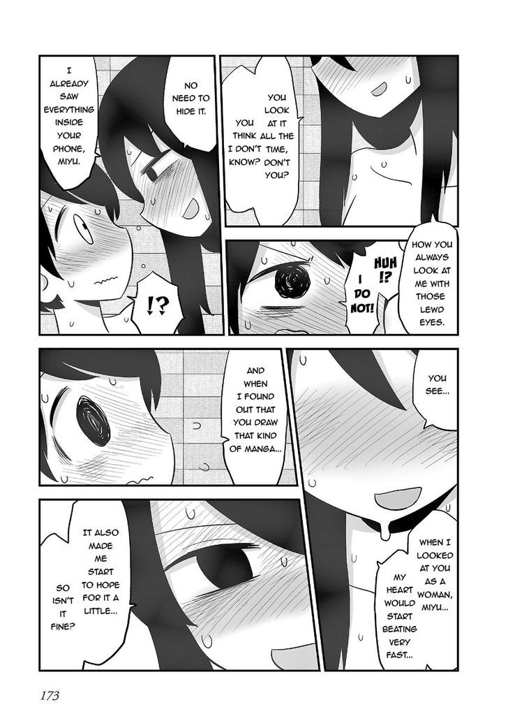 Met My Sister On A Dating Site Chapter 10.9 page 8 - Chapter 10.9 : My Sister Found Out That I Draw Yuri Manga