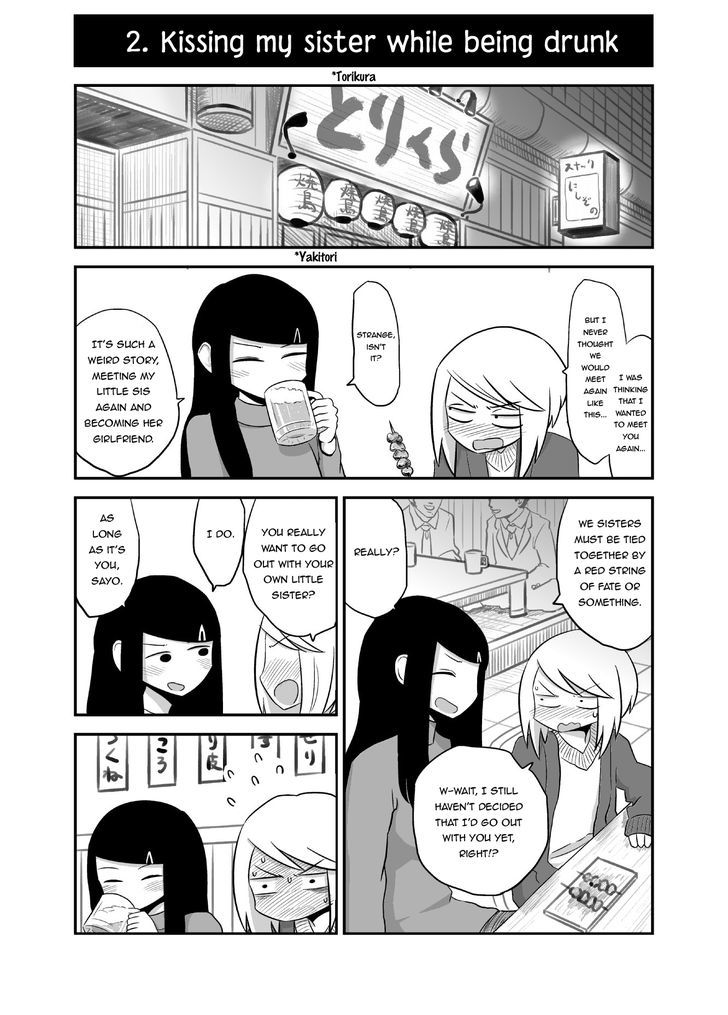 Met My Sister On A Dating Site Chapter 2 page 1 - Chapter 2 : Kissing My Sister While Being Drunk
