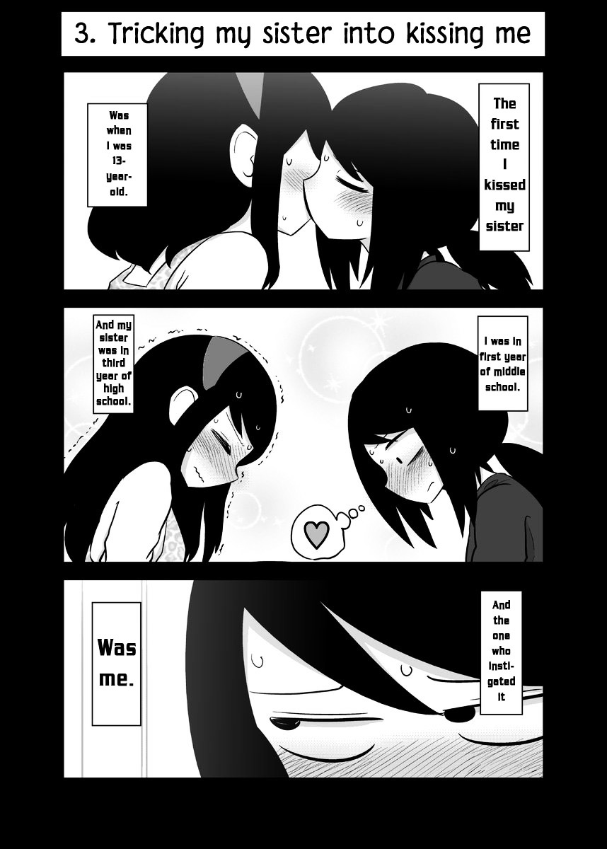 Met My Sister On A Dating Site Chapter 3.2 page 1 - Chapter 3 v2 : Tricking My Sister Into Kissing Me.