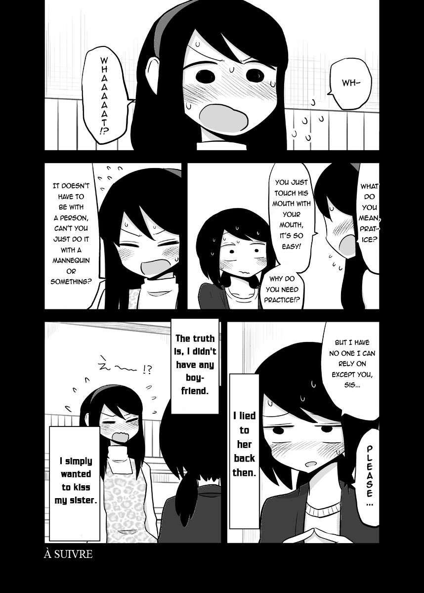 Met My Sister On A Dating Site Chapter 3.2 page 5 - Chapter 3 v2 : Tricking My Sister Into Kissing Me.