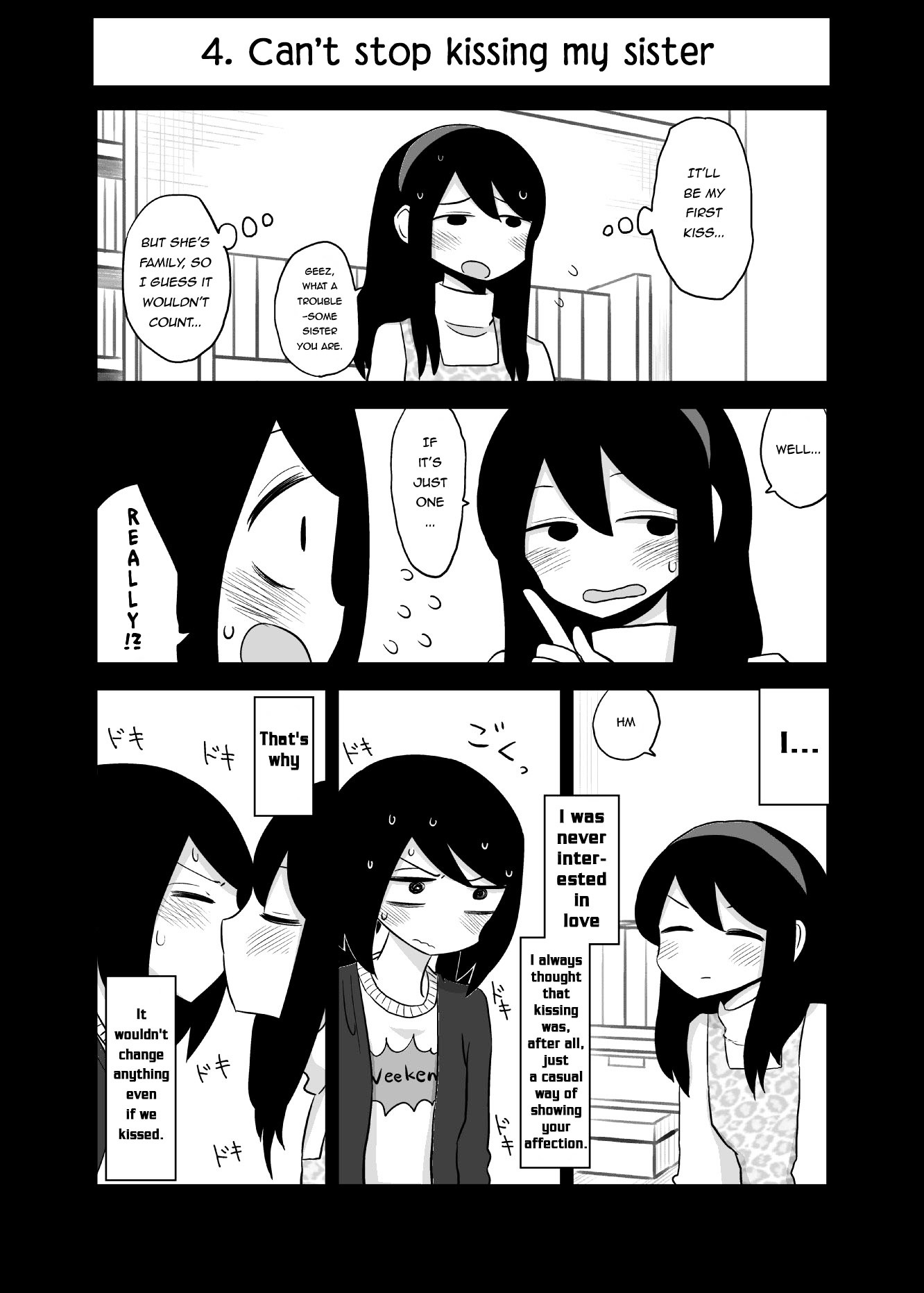 Met My Sister On A Dating Site Chapter 4 page 1 - Chapter 4 : Can't stop kissing my sister