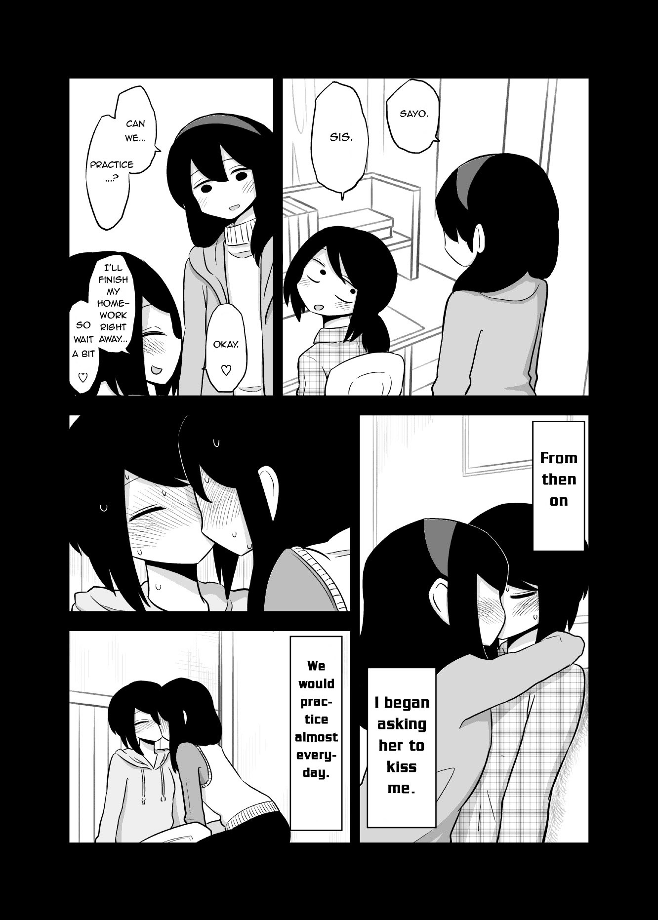 Met My Sister On A Dating Site Chapter 4 page 4 - Chapter 4 : Can't stop kissing my sister