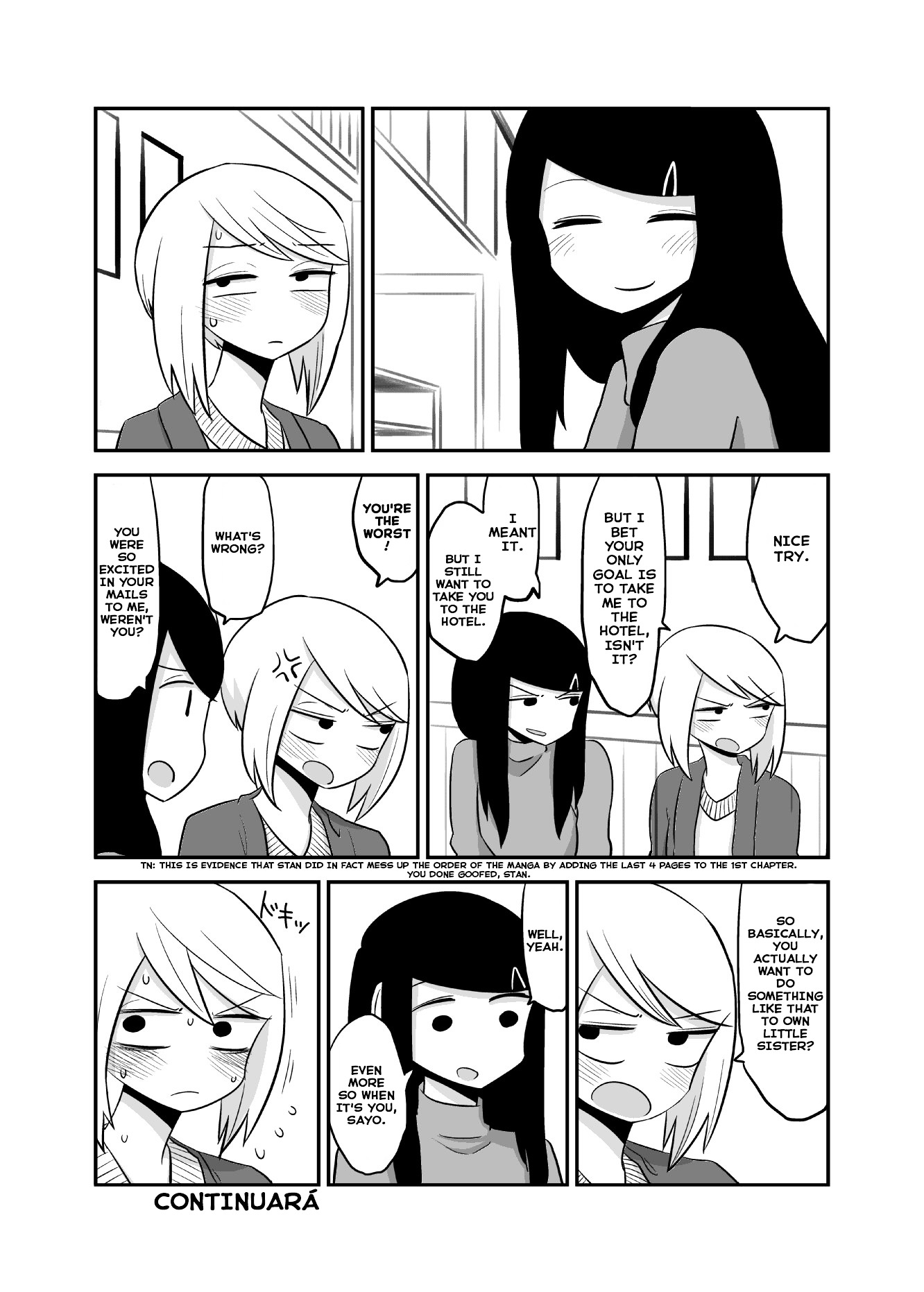 Met My Sister On A Dating Site Chapter 5 page 5 - Chapter 5 : Getting flirted with by my drunken sister
