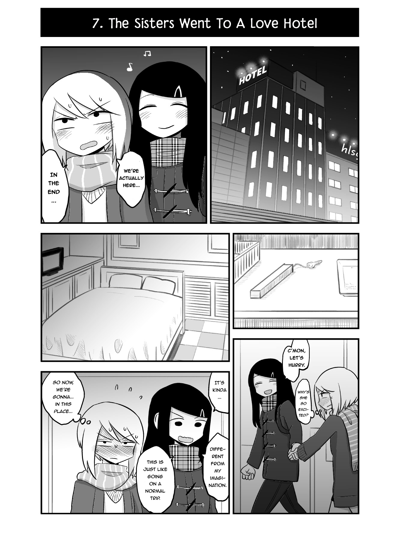 Met My Sister On A Dating Site Chapter 7 page 1 - Chapter 7 : The Sisters Went To A Love Hotel