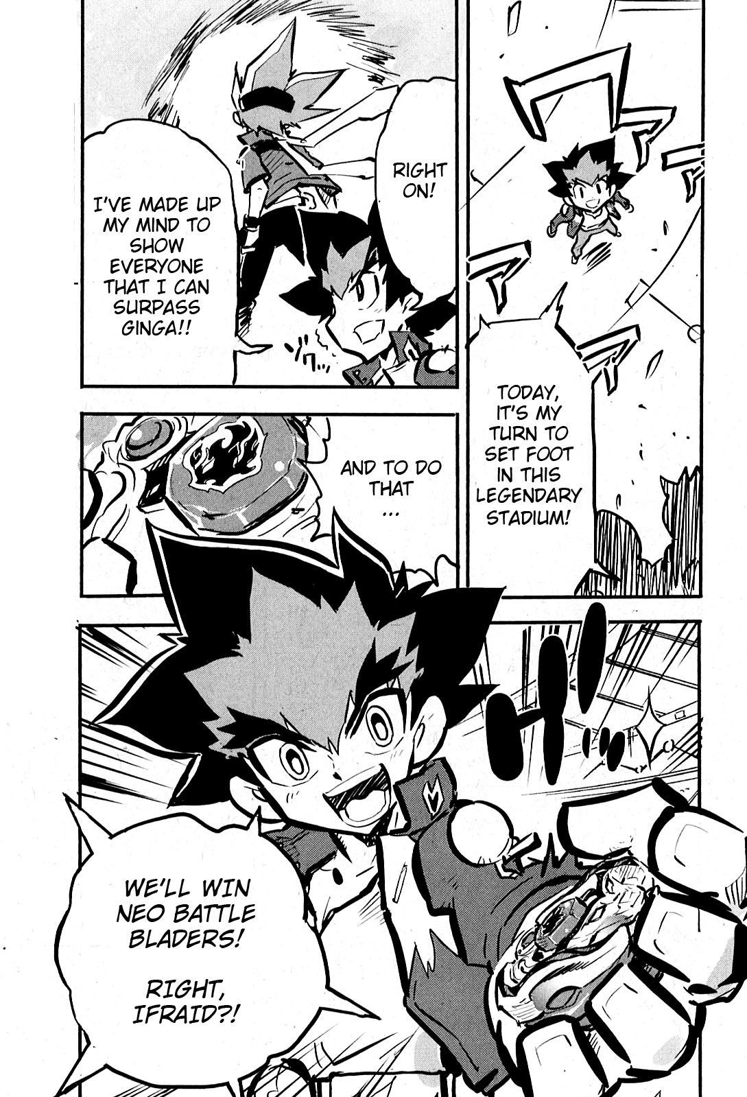Metal Fight Beyblade Zero G Chapter 6 page 3 - Chapter 6