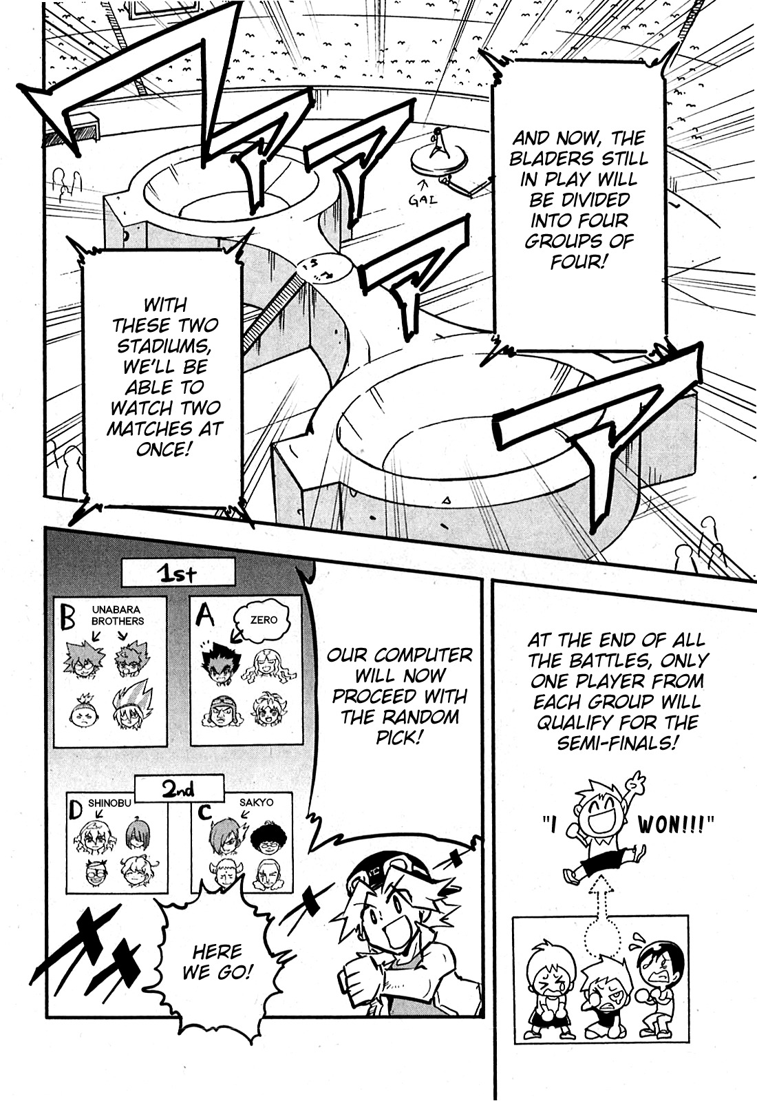 Metal Fight Beyblade Zero G Chapter 6 page 4 - Chapter 6