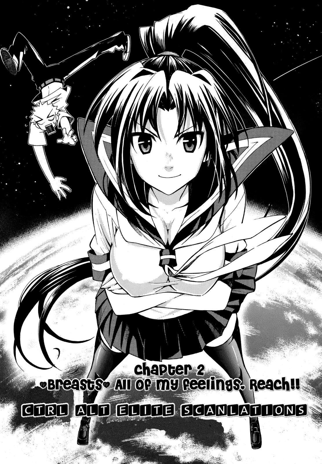 Meteor-san Strike desu! Chapter 2 page 1 - Chapter 2: ❤Breasts❤ All of my feelings, Reach!!