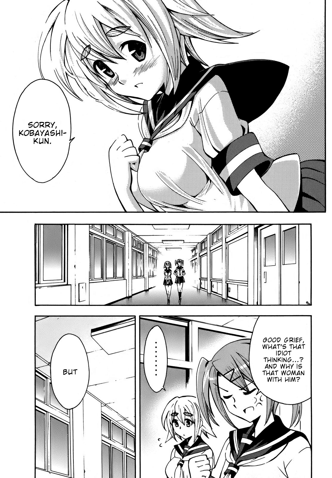 Meteor-san Strike desu! Chapter 2 page 19 - Chapter 2: ❤Breasts❤ All of my feelings, Reach!!