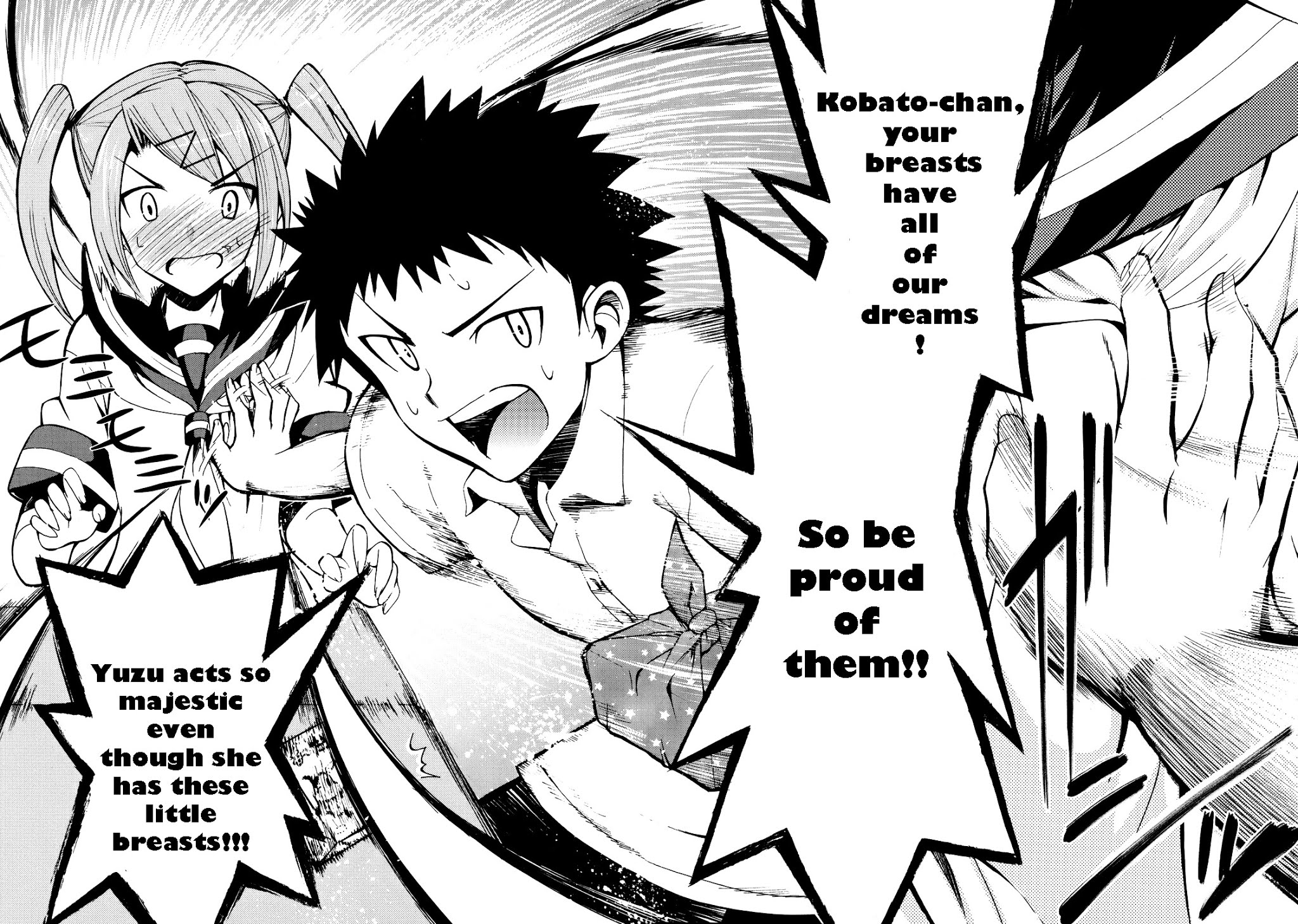 Meteor-san Strike desu! Chapter 2 page 34 - Chapter 2: ❤Breasts❤ All of my feelings, Reach!!