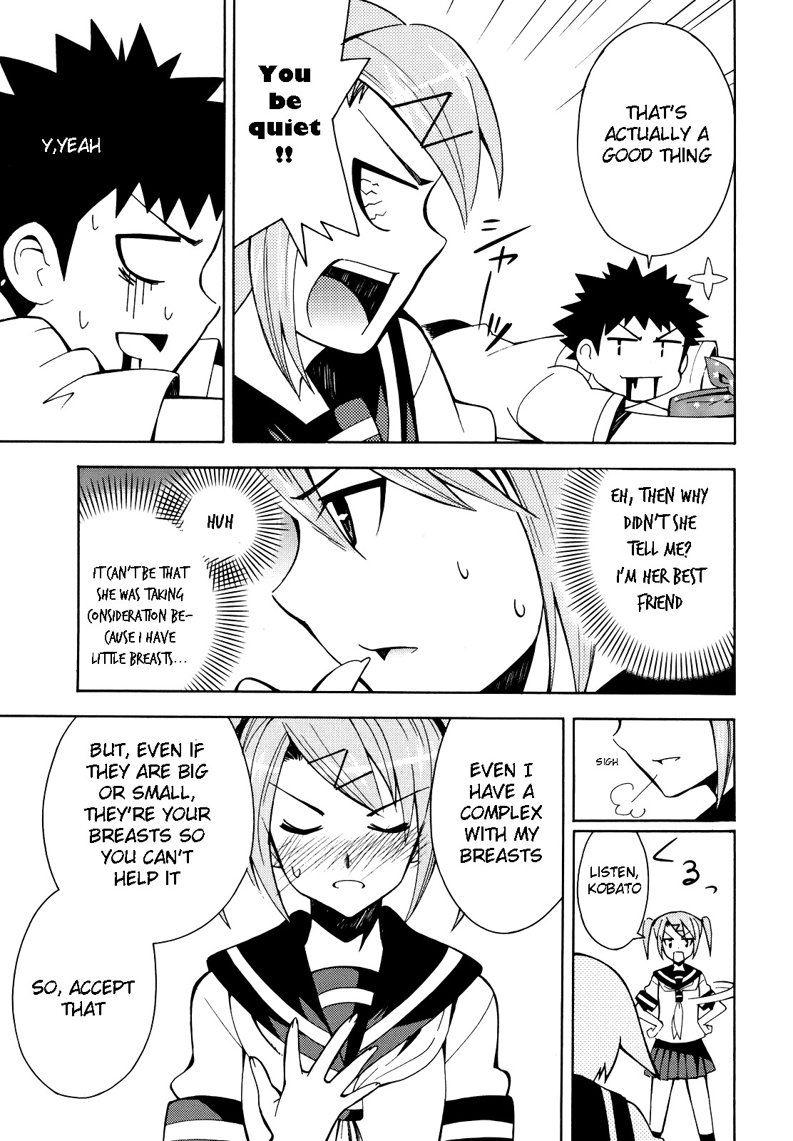 Meteor-san Strike desu! Chapter 2 page 38 - Chapter 2: ❤Breasts❤ All of my feelings, Reach!!