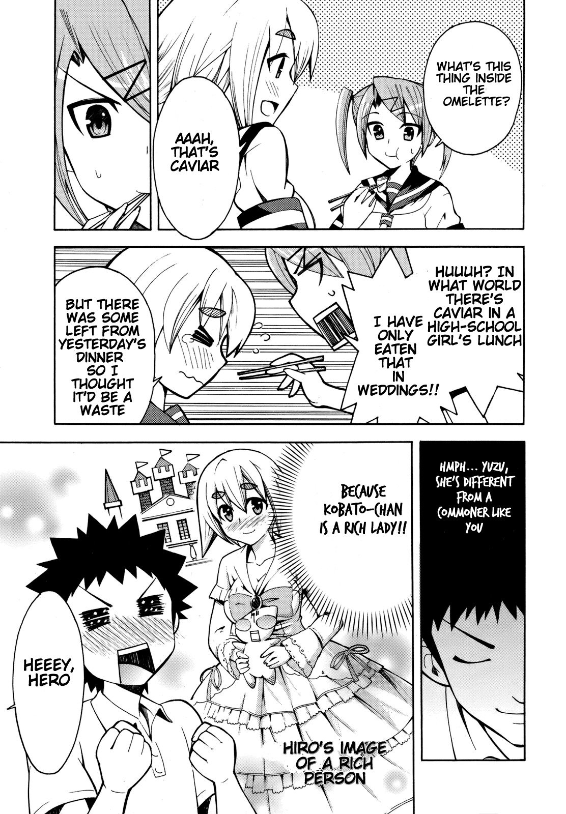 Meteor-san Strike desu! Chapter 2 page 5 - Chapter 2: ❤Breasts❤ All of my feelings, Reach!!