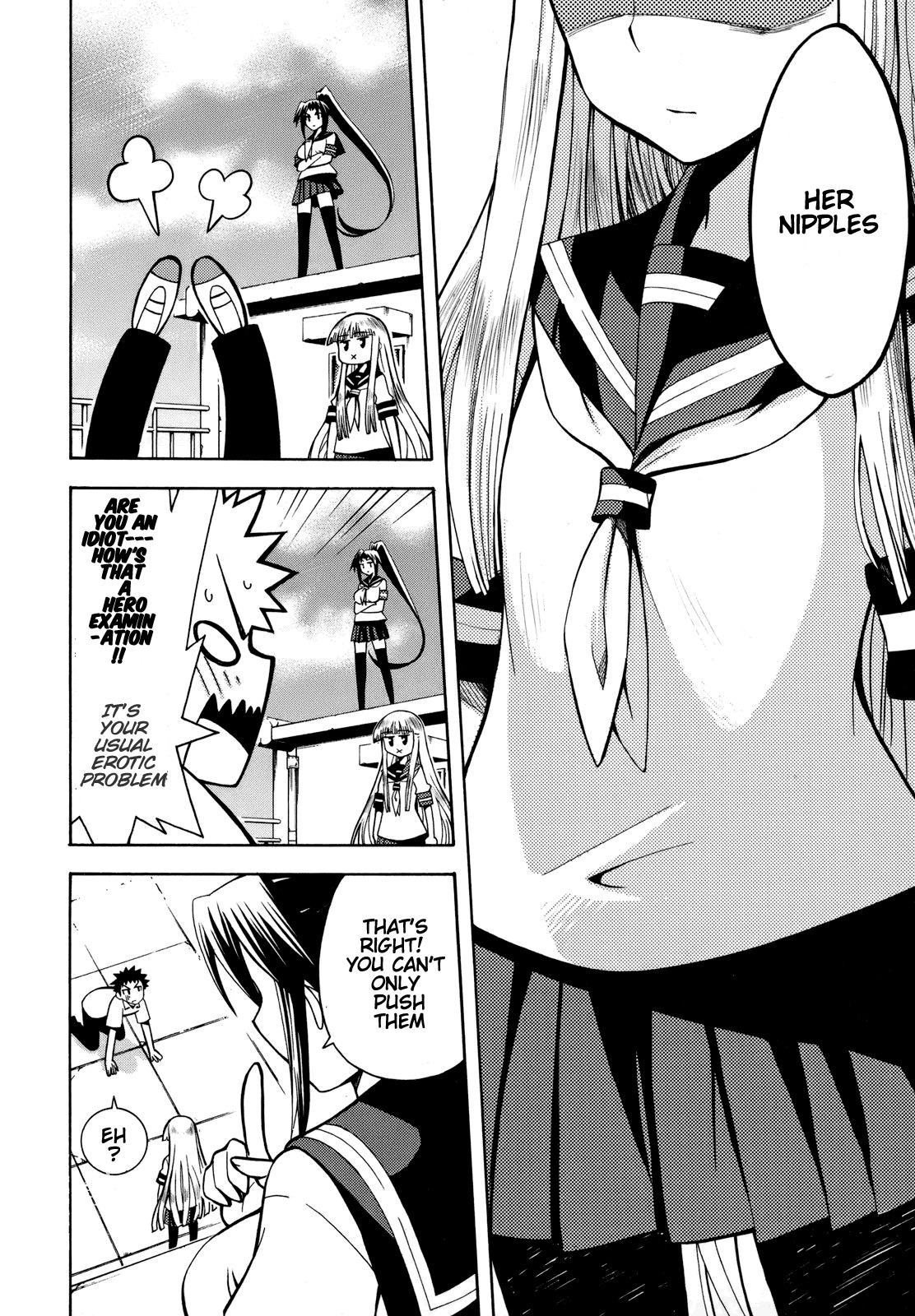 Meteor-san Strike desu! Chapter 4 page 14 - Chapter 4: There's a paper thin difference between Heroes and Perverts