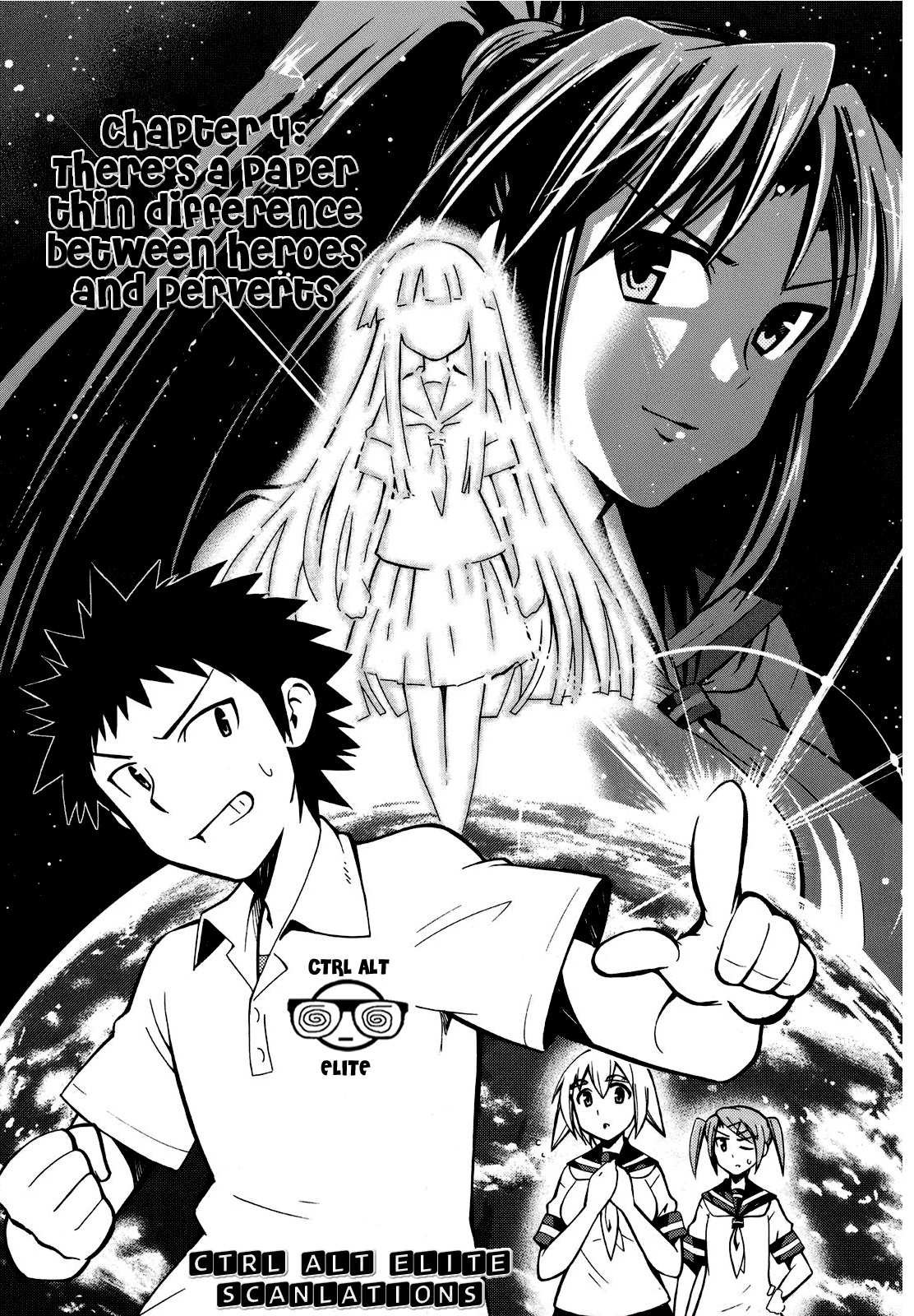 Meteor-san Strike desu! Chapter 4 page 3 - Chapter 4: There's a paper thin difference between Heroes and Perverts