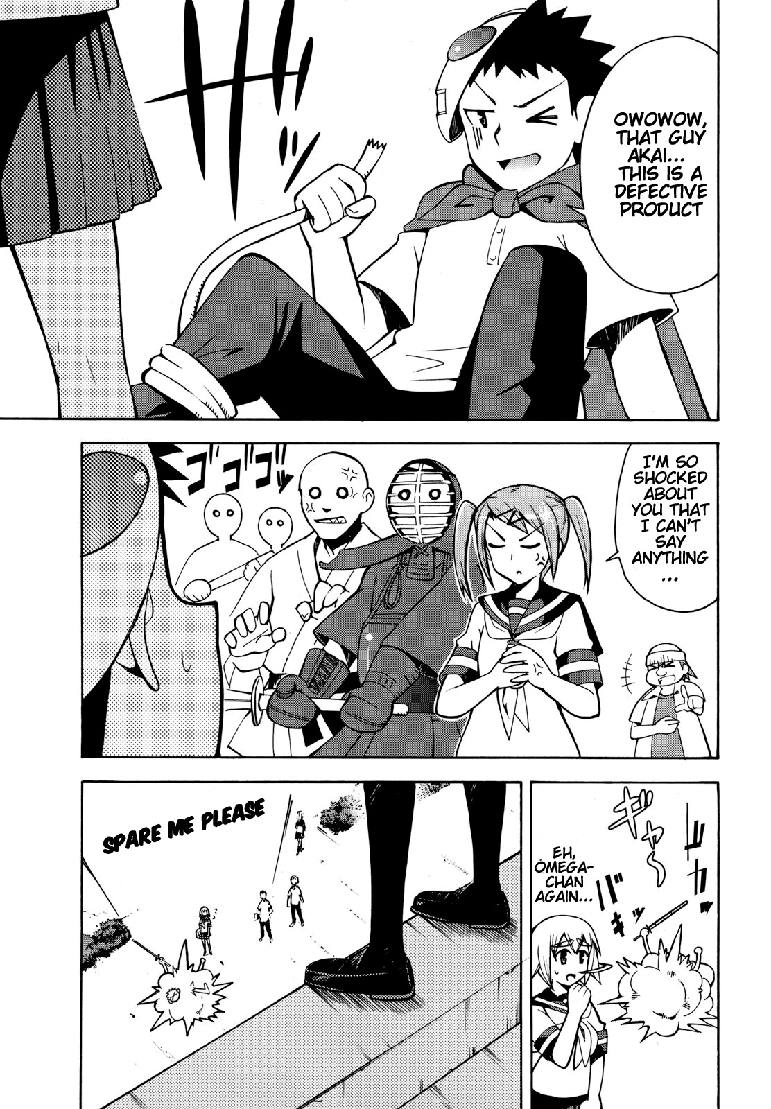 Meteor-san Strike desu! Chapter 4 page 38 - Chapter 4: There's a paper thin difference between Heroes and Perverts
