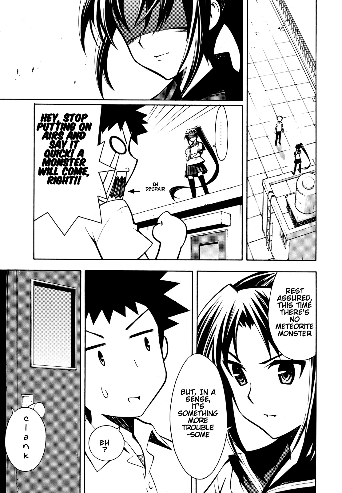 Meteor-san Strike desu! Chapter 4 page 9 - Chapter 4: There's a paper thin difference between Heroes and Perverts