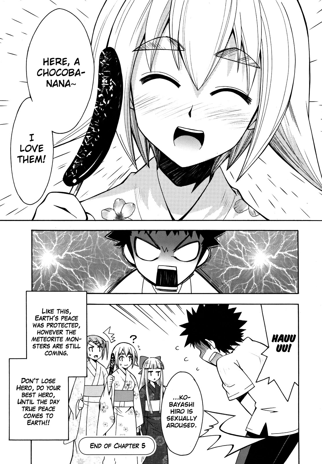 Meteor-san Strike desu! Chapter 5 page 50 - Chapter 5: I think of "you" therefore I exist
